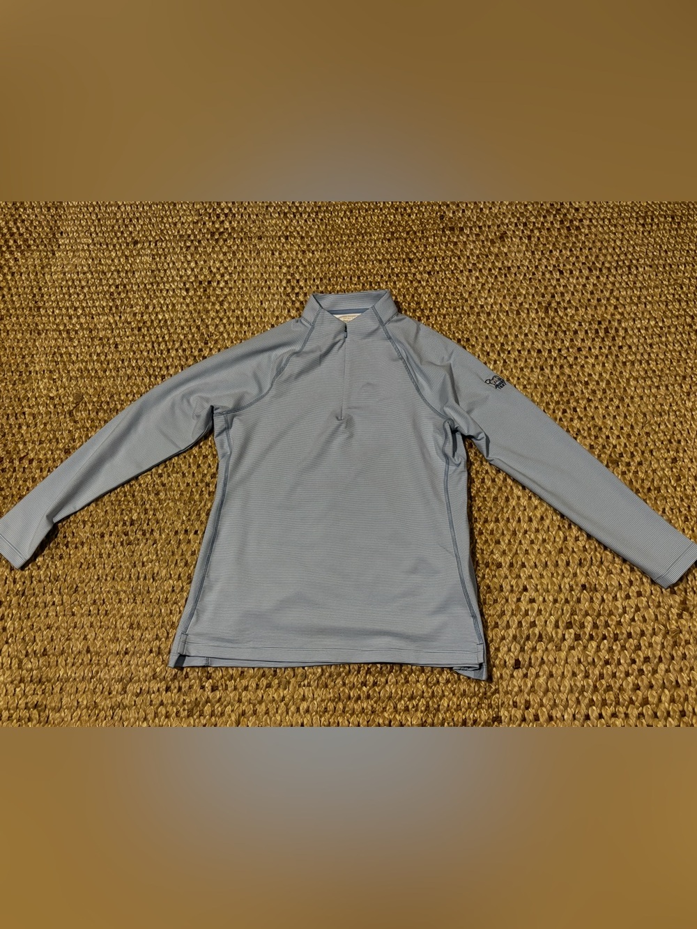 Peter Millar Women’s Sugar Stripe Raglan Pert Quarter Zip